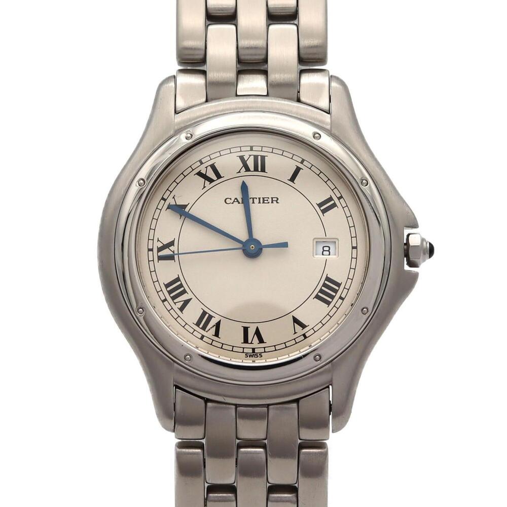Cartier Panthère Cougar LM W35002F5 SS Quartz Watch